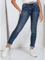 Dámské úzké džíny s vysokým pasem modré Dstreet model 21992716 - FashionStreet