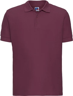 Russell Athletic 577M Pánske polo tričko z piké „Ultimate“ 10.577M bordová
