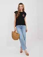 Tričko D12022M02769B čierne