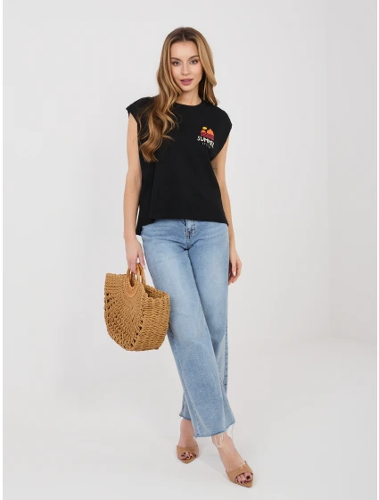 T shirt D12022M02769B czarny