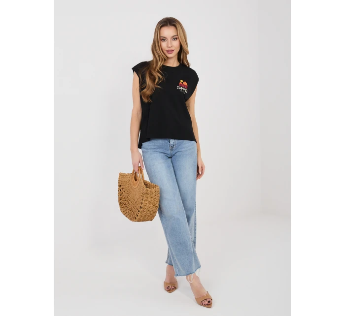 T shirt D12022M02769B czarny