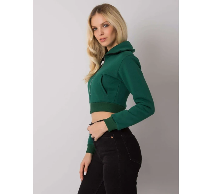 Mikina RV BL 7305.79 tmavo zelená