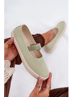 Dámske tenisky Big Star - svetlozelené