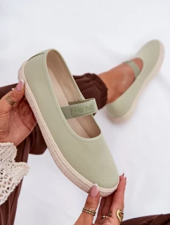 Dámske tenisky Big Star - svetlozelené