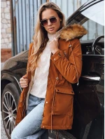 Dámska parka STELLA camel FashionStreet TY3182