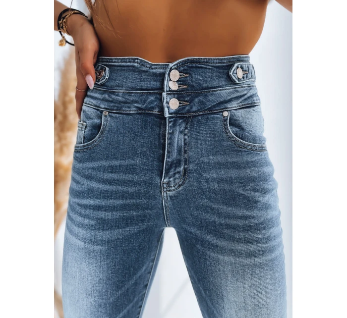 dámské džínové kalhoty tmavě modré Dstreet model 21969229 - FashionStreet