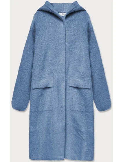 Světle modrý přehoz přes oblečení la s kapucí model 15834364 - S'WEST