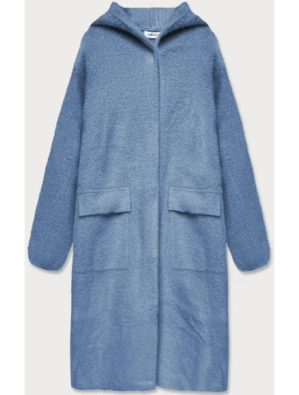 Světle modrý přehoz přes oblečení la s kapucí model 15834364 - S'WEST Světle modrý přehoz přes oblečení la s kapucí model 15834364 - S'WEST