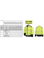 R Bezpečnostní softshellová bunda 30. fluorescent yellow/black model 22429066 - Result
