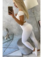 Nohavice legíny Brooklyn white