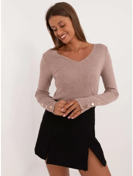 Jumper AT SW model 22549052 tmavě lila - FPrice