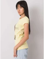 Tričko EM TS ES 21 531.14 svetlo žltá