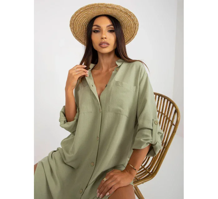 TW SK BE 199D šaty.85P pistácie TW SK BE 199D šaty.85P pistácie