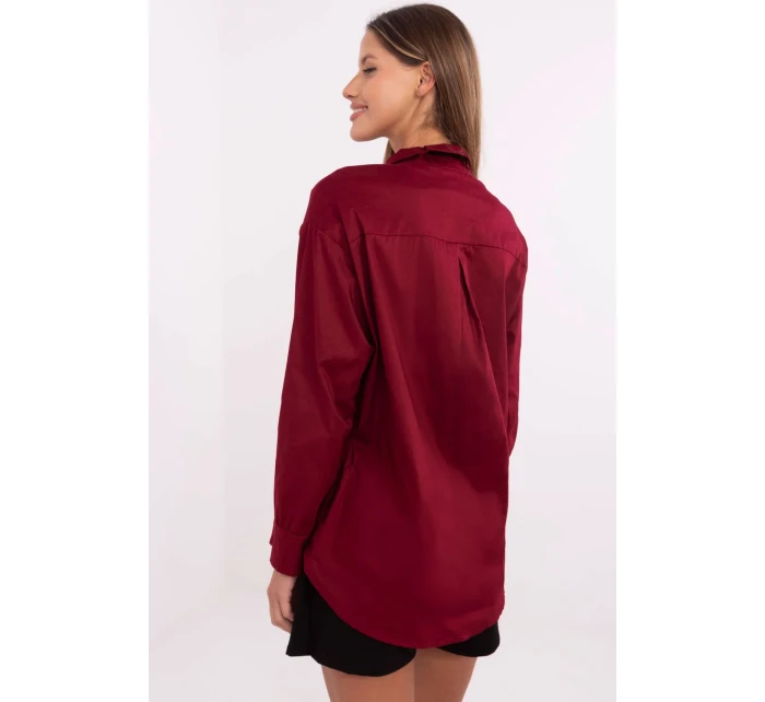 Košeľa s dlhým rukávom model 204398 Taliansko Moda