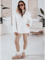 Dámská prošívaná bunda bílá Dstreet model 21990513 - FashionStreet