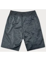 Tmavosivé pánske kraťasy s potlačou (8K1120-5) Tmavosivé pánske kraťasy s potlačou (8K1120-5)
