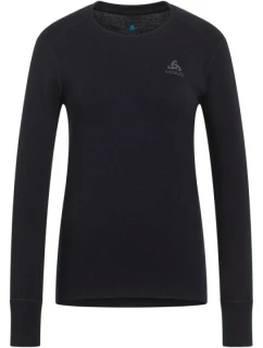 BL TOP model 21485326 neck l/s MERINO 260 dámské tričko M Black - ODLO