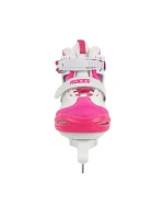 Ice X bílé a růžové 001 model 21815316 - Roces Ice X bílé a růžové 001 model 21815316 - Roces