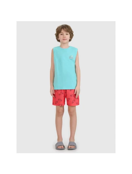 Chlapčenské plážové šortky boardshorts 4F 4FJWSS25UBDSM121-63A Chlapčenské plážové šortky boardshorts 4F 4FJWSS25UBDSM121-63A