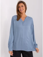 Blúzka D73792M11081A sivomodrá Blúzka D73792M11081A sivomodrá