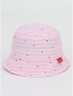 Yoclub Dievčenský letný klobúk CKA-0278G-A100 Pink