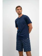 Pánske tričko 16850 tmavo modré - Vamp