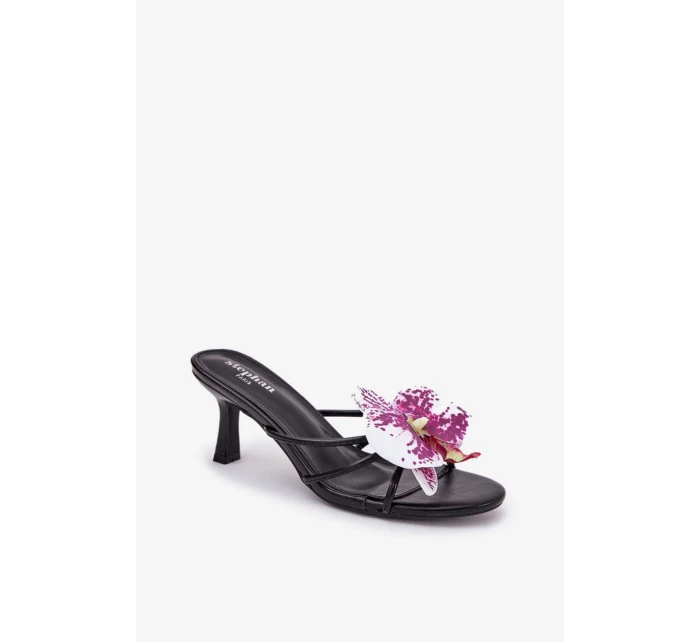 Žabky na podpätku model 212884 Krok vo veľkom štýle