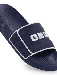 Pánske žabky k bazénu navy blue Big Star RR174A045