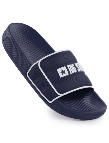 Pánske žabky k bazénu navy blue Big Star RR174A045 Pánske žabky k bazénu navy blue Big Star RR174A045