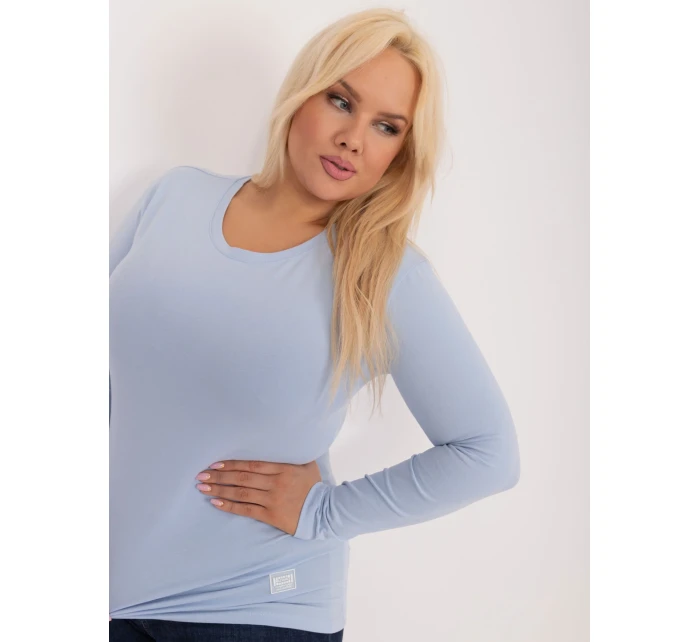 Bluzka RV BZ model 19572731 jasny niebieski - FPrice