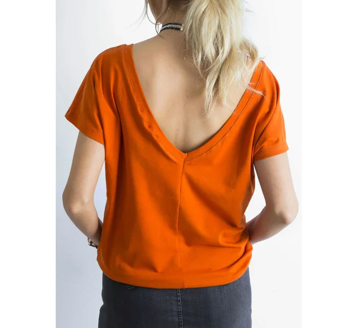 Tričko RV TS 4662.39P tmavo oranžové