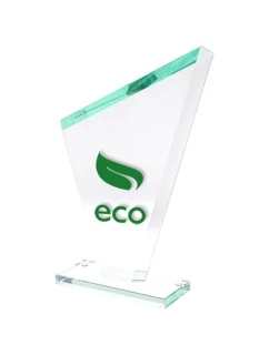 Gravírovaná sklenená trofej + výplň farbou