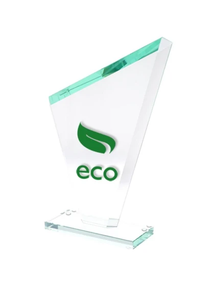 Gravírovaná sklenená trofej + výplň farbou