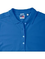 Russell Athletic 566F Dámske elastické polo tričko z piké 10.566F fuchsiová