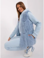 Kamizelka AT KZ model 18987461 jasny niebieski - FPrice Kamizelka AT KZ model 18987461 jasny niebieski - FPrice