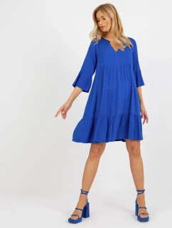 Šaty model 18371996 kobaltově modré - FPrice