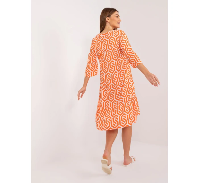 Šaty D73771M30214K oranžová