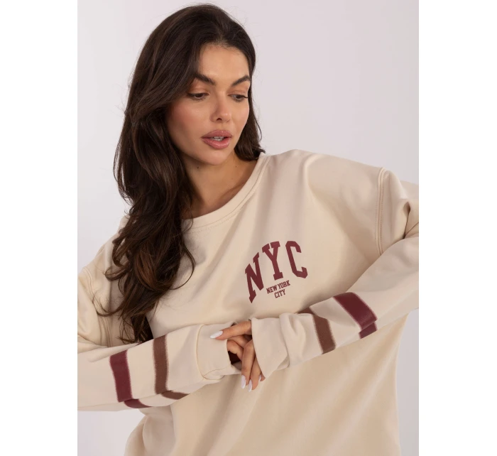 Mikina MJ BL H2496.27 béžová Mikina MJ BL H2496.27 béžová