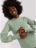 Bluzka RV BZ model 18798933 pistacjowy - FPrice Bluzka RV BZ model 18798933 pistacjowy - FPrice