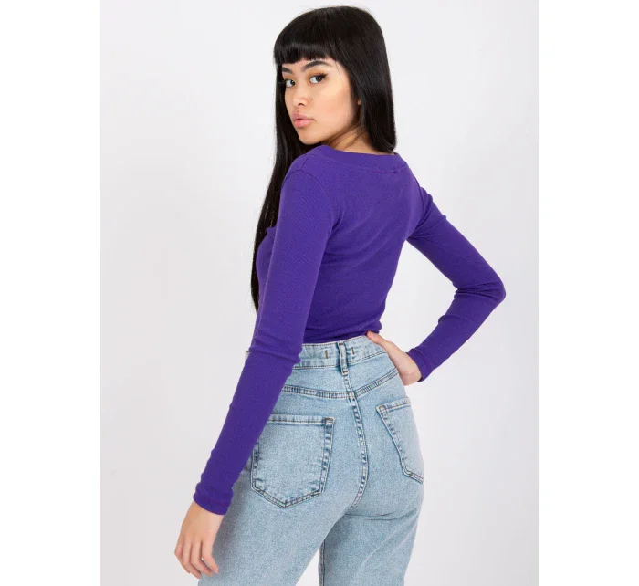 Halenka RV BZ model 17049939 tmavě fialová - FPrice Halenka RV BZ model 17049939 tmavě fialová - FPrice