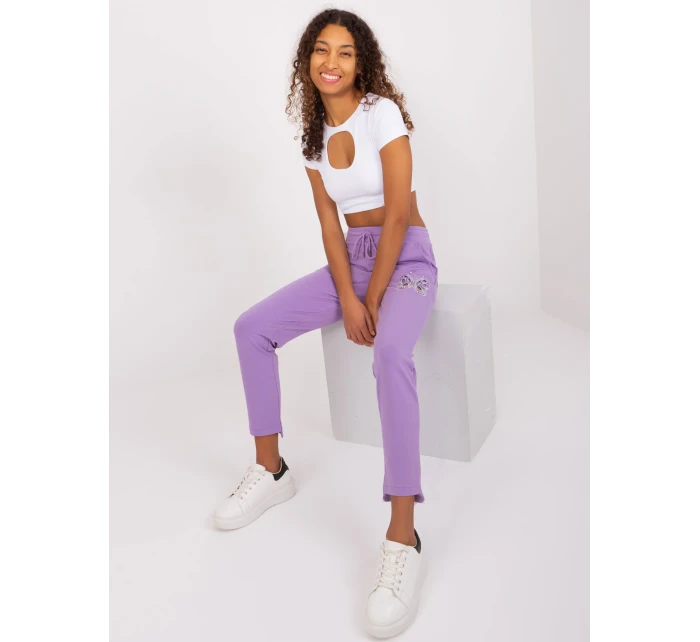 Tepláky RV DR 8835.10 fialových