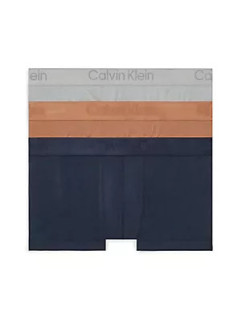 Pánska spodná bielizeň LOW RISE TRUNK 3PK 000NB3651AMGW - Calvin Klein