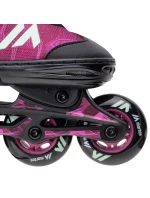 Detské kolieskové korčule 92800482425 čierno-ružové - Martes