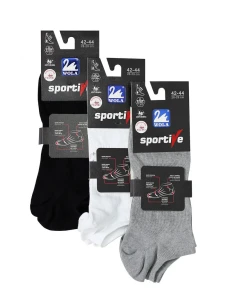 Hladké pánske ponožky Ag+