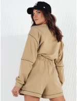 Dámská tepláková souprava beige Dstreet model 21973932 - FashionStreet