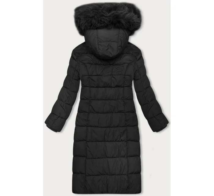 Černá dámská zimní bunda s kapucí model 21247004 - J.STYLE