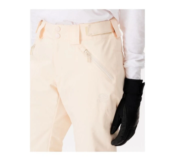 Lyžařské kalhoty RIP CURL Rider s vysokým pasem bílé