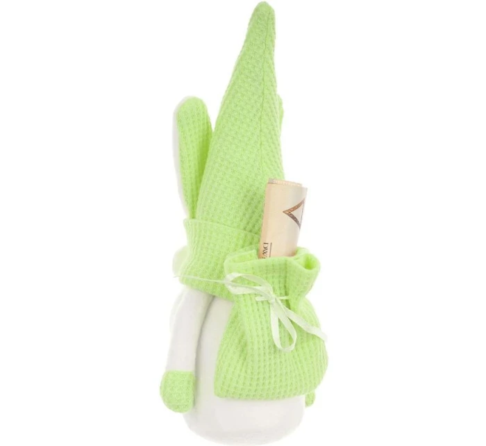 Zelená šelma 20 cm s darčekovou taškou jarná dekorácia detské