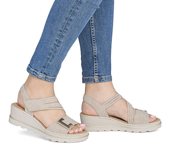 Sandały damskie na  model 22086974 - Rieker