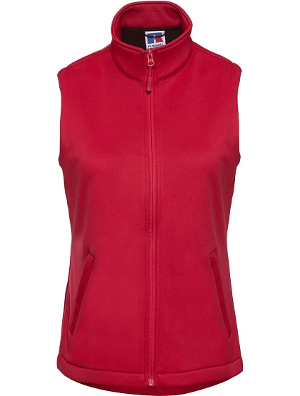 Russell Athletic 041F Dámska dvojvrstvová smart softshellová vesta 10.041F classic red Russell Athletic 041F Dámska dvojvrstvová smart softshellová vesta 10.041F classic red